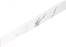 Плинтус Италон Стелларис Статуарио Уайт 610130007449 белый 7.2x60