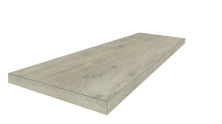 Ступень угловая левая ColiseumGres Brenta White 33x90