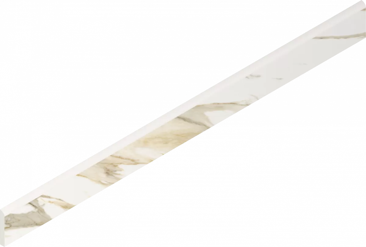Плинтус Италон Стелларис Калакатта Голд 610130007464 белый 7.2x80