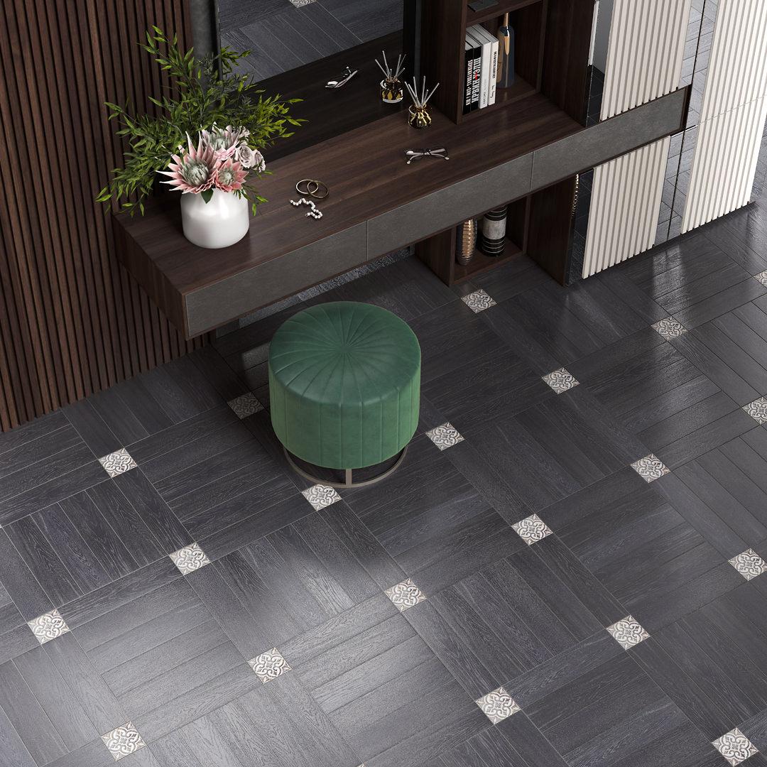 Керамогранит Kerama Marazzi SG400800N Вяз серый 9,9x40,2