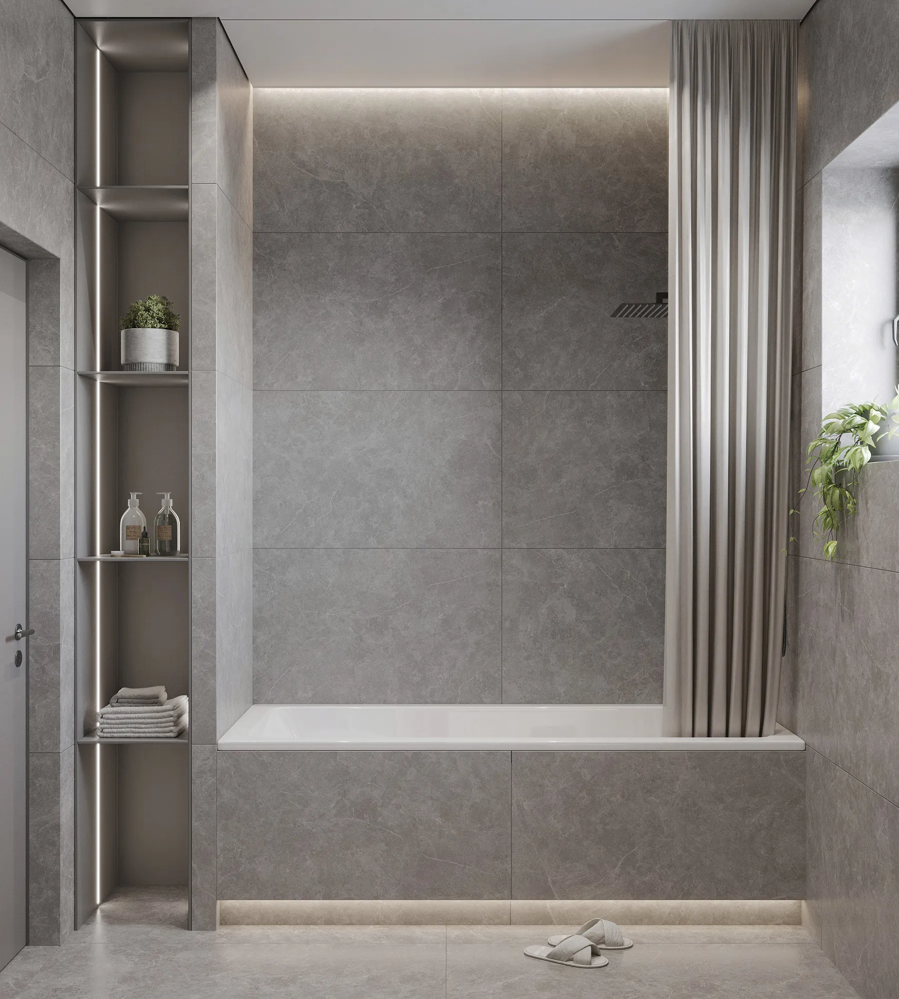 Керамогранит Креанза SL1002-A Oviedo Gris Solido 60x120 серый