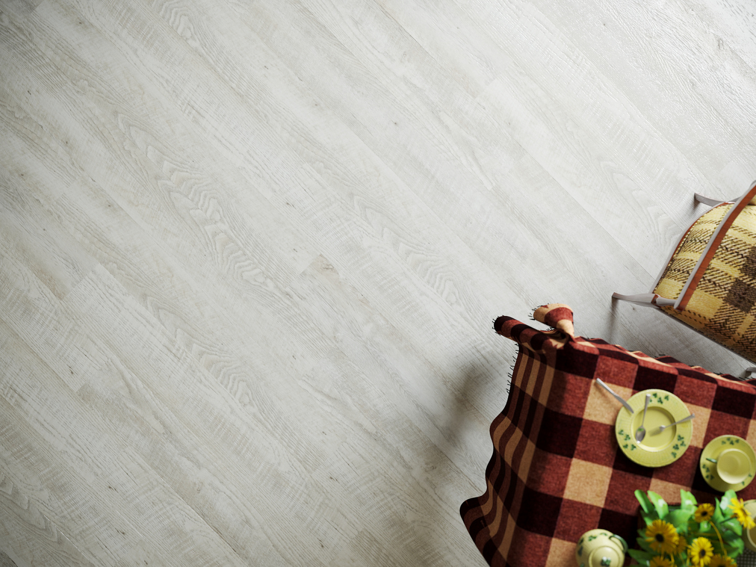 Кварцвиниловая плитка Fine Floor Rich FF-2078 Дуб Катания клеевой кварц винил напольный