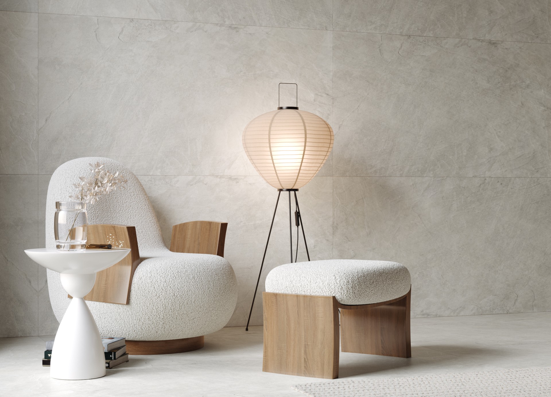 Плинтус Керранова Krater Grey K-2211/SR/p01/76x1200x10 серый