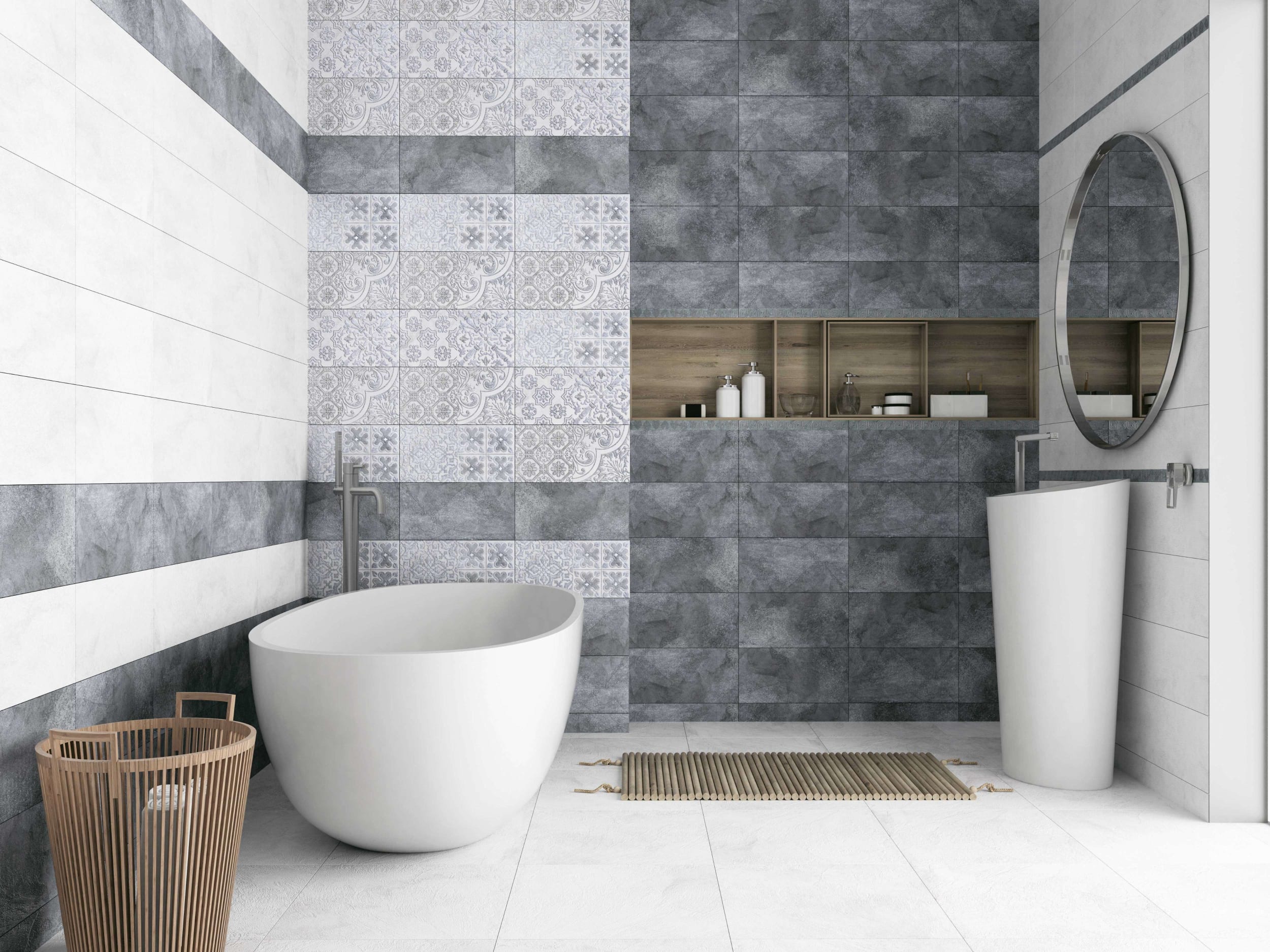 Керамогранит Lasselsberger Кампанилия 6046-0323 серый 45x45