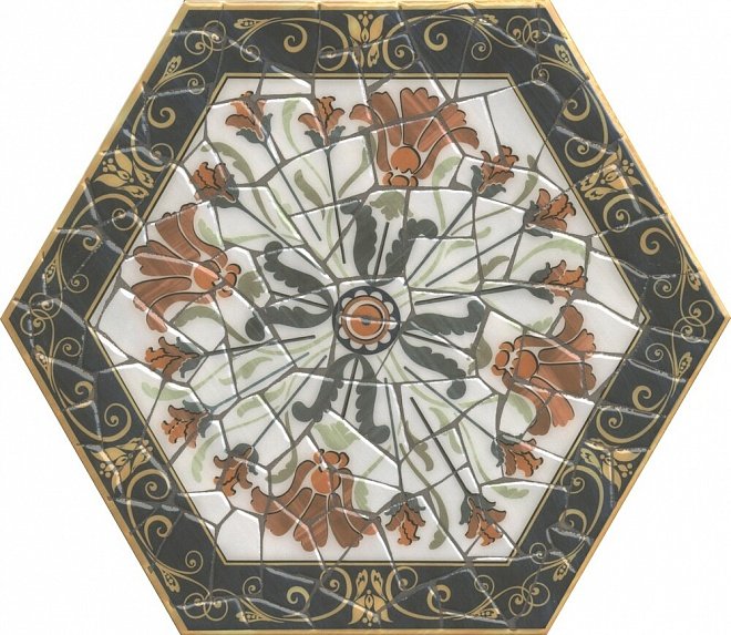 Декор Kerama Marazzi HGD\A381\SG2700L Парк Гуэля лаппатированный 29x33,4