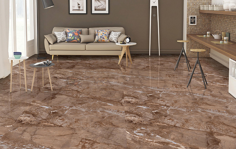 Керамогранит Азарио Royal Beige 60x120 Glossy GYT612617 бежевый