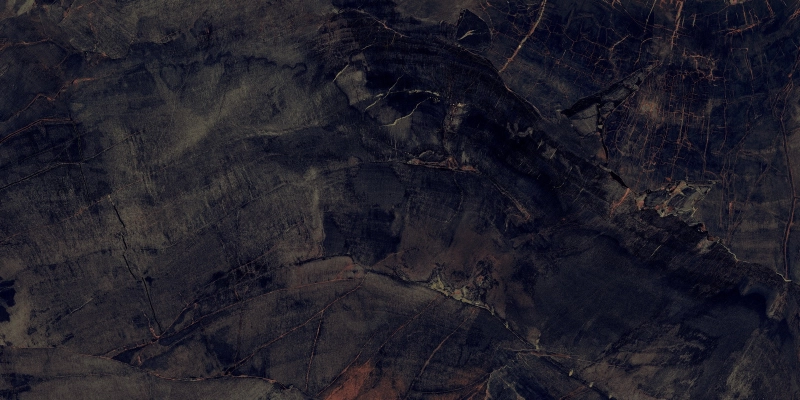 Керамогранит Азарио Fossil Agate 80X160 High Glossy P231123003HG черный