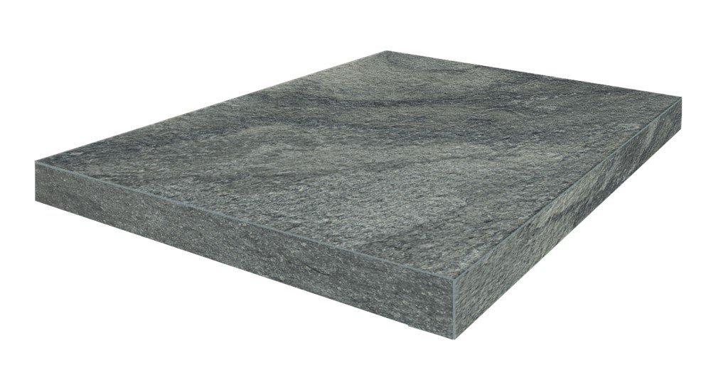 Ступень угловая левая ColiseumGres Sanremo Grigio 33x45