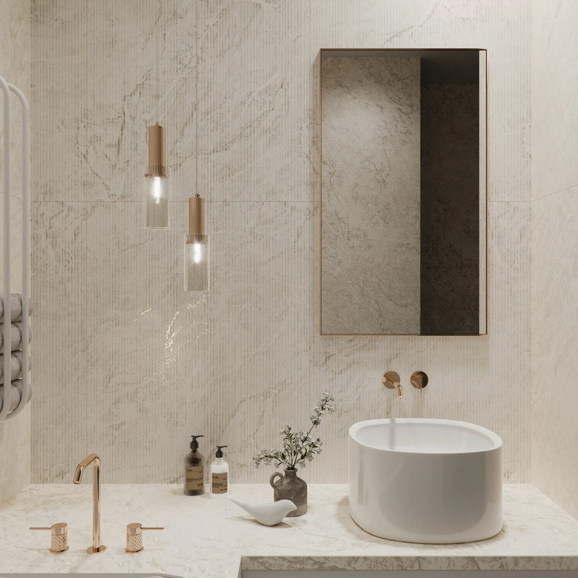 Керамогранит Аркадия Керамика CR4009-A Bolivia Dove Carving 60x120 серый