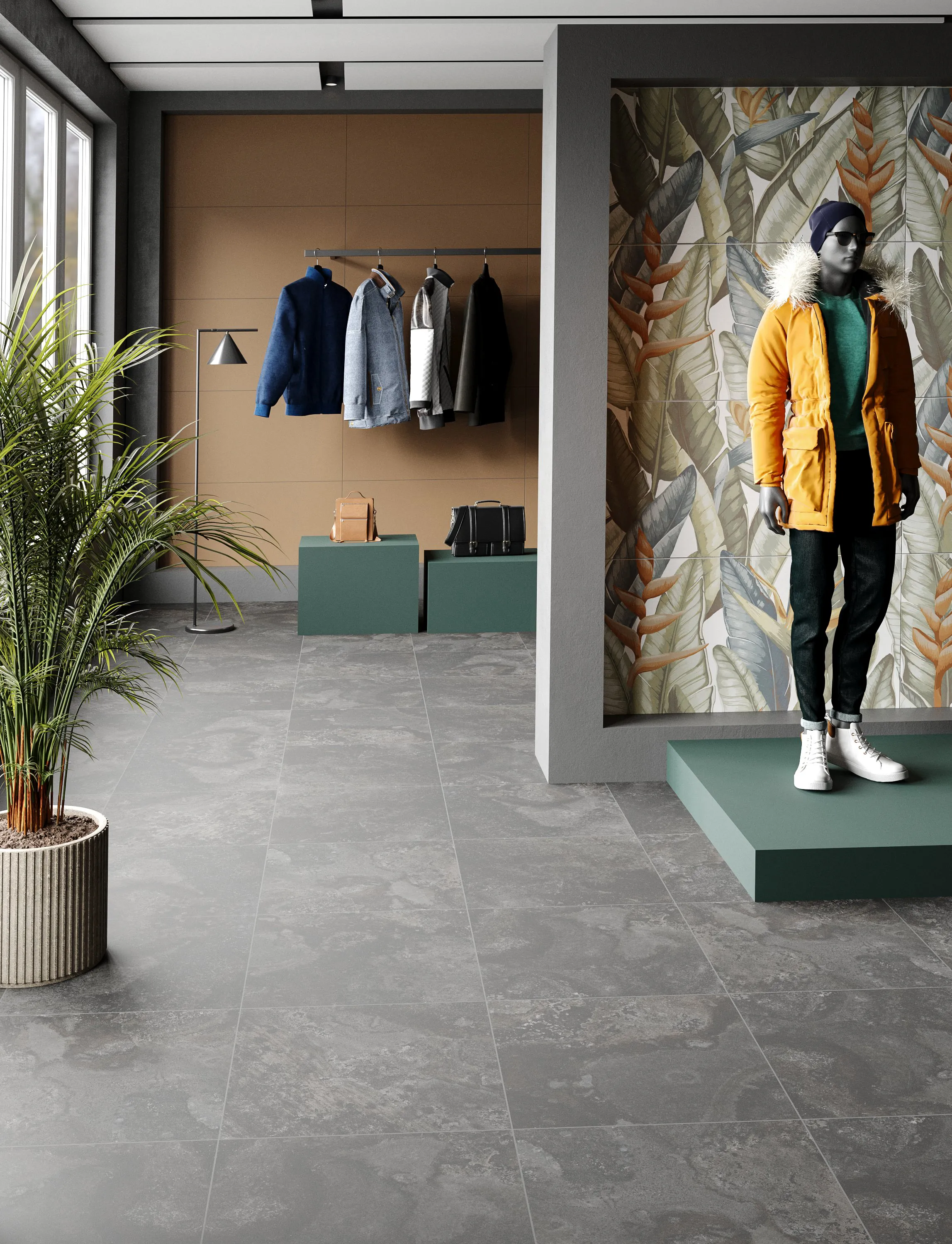 Декор Старо Слим Elite Bluebell Decor A+B Matt 60x120 голубой