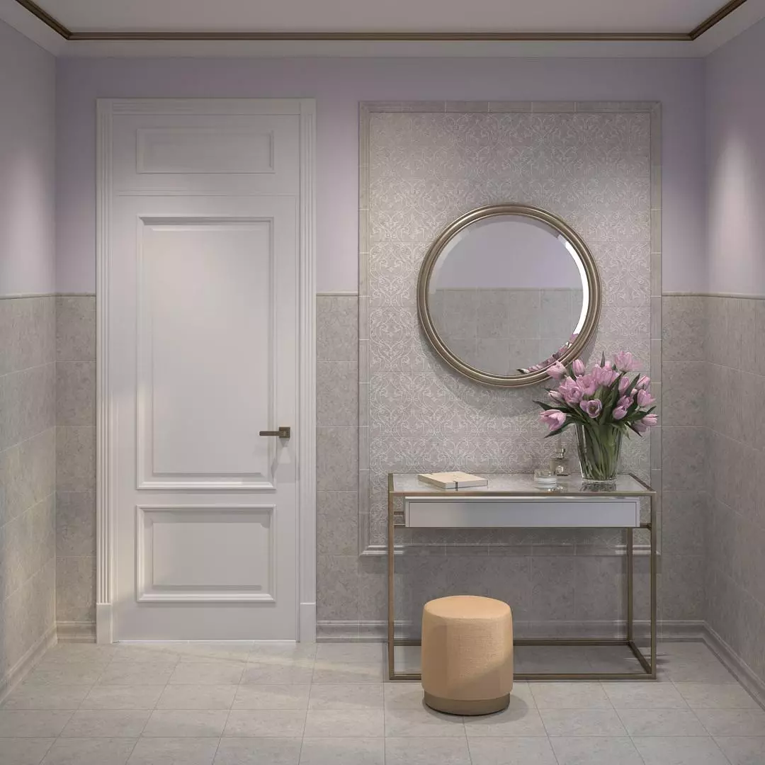 Бордюр Kerama Marazzi BLB053 Багет Ферони серый светлый матовый 5x20