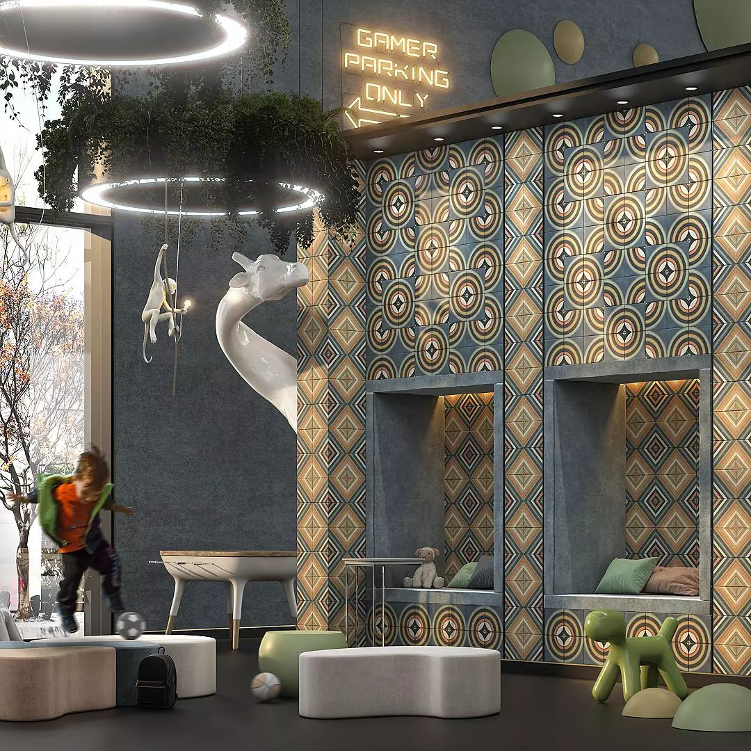 Декор Kerama Marazzi HGD\A557\5009 Фантазия 3 матовый 20x20