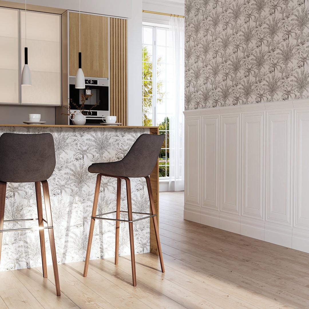 Бордюр Kerama Marazzi Синтра Багет черный матовый обрезной 7.3x40 BLF009R