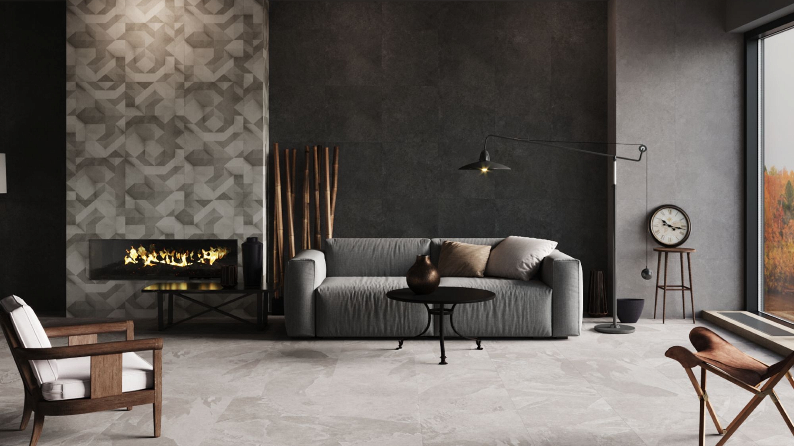Комплект Estima LN00 Luna White (Ступень 33x120 непол. прямоугол. бортик с насечками + Подступенок 14,5x120)