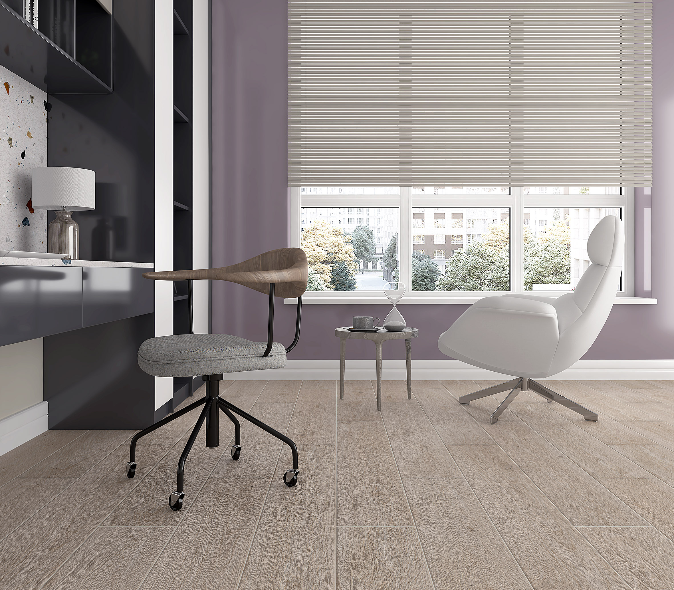 Керамогранит (SG517100R) Laparet Club бежевый 20x119.5 матовый