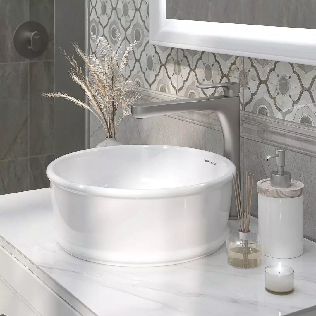 Плинтус Kerama Marazzi FMB032 Кантата белый глянцевый 15x25