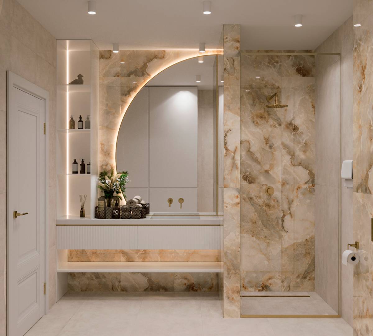 Керамогранит Аркадия Керамика RT6007-A Invisible Onyx Matt Rustic 60x60 бежевый