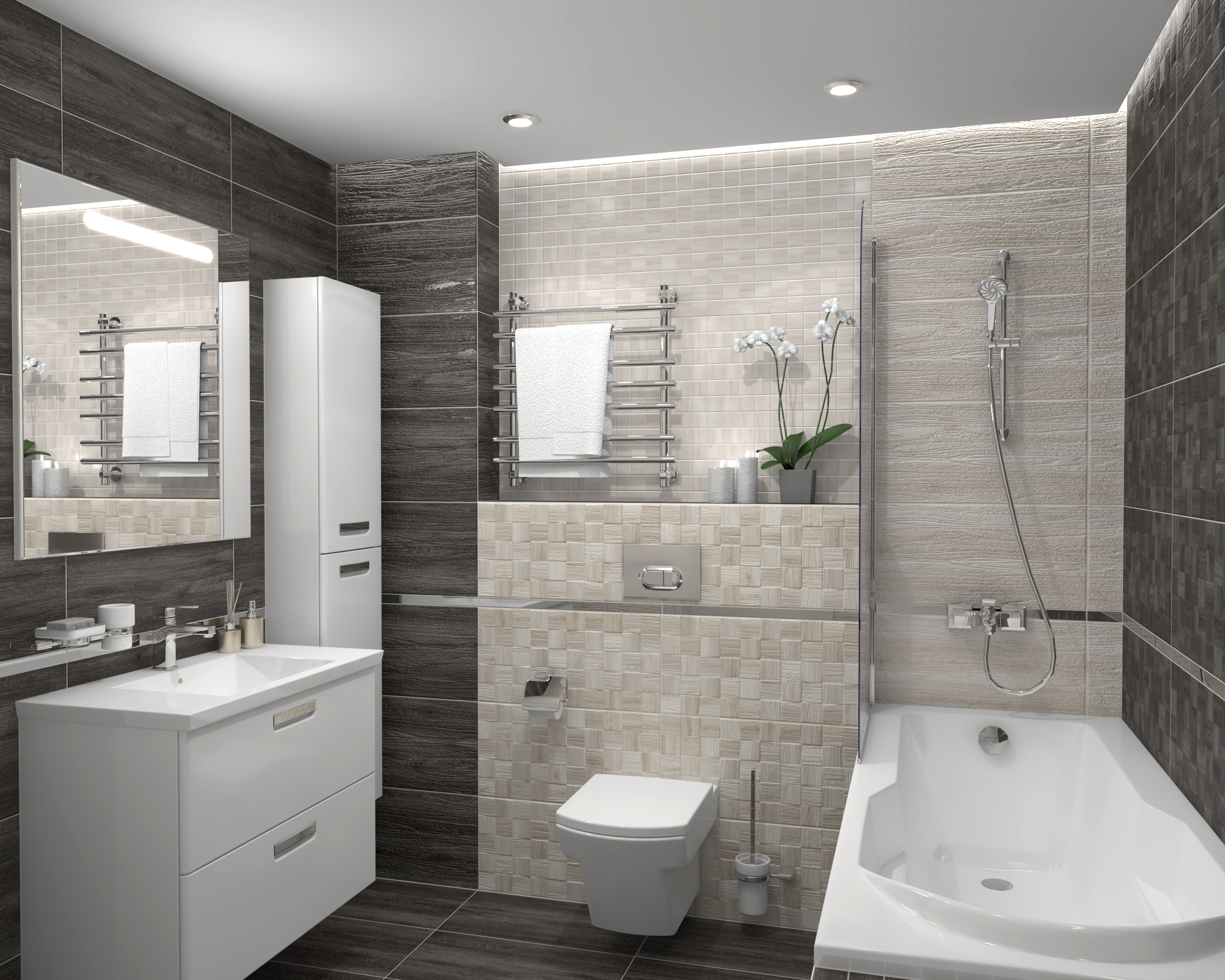 Декор Laparet Timber бежевый 30x60 матовый