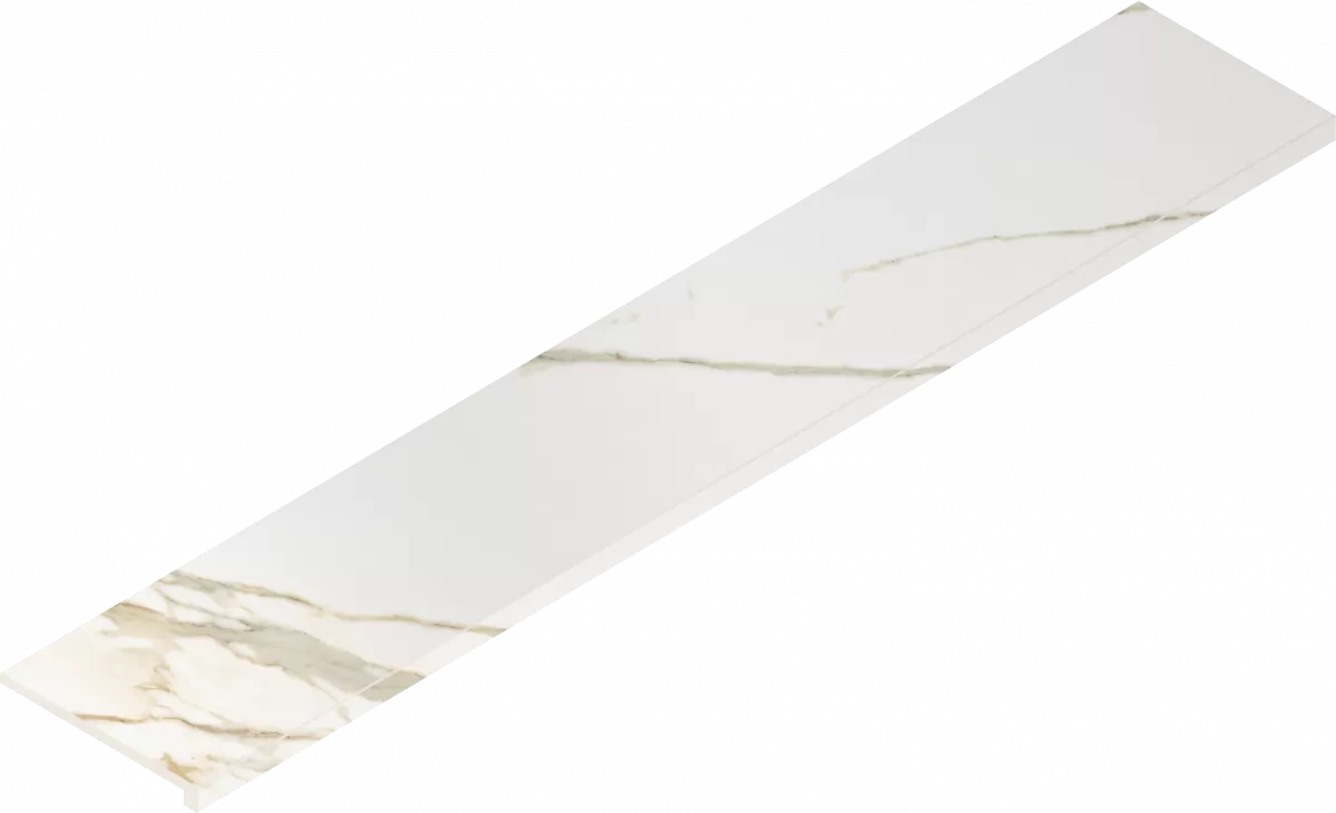 Ступень Италон Стелларис Калакатта Голд фронтальная 620070002613 белый 33x160