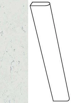 Плинтус Marvel Carrara Pure Battiscopa Lapp. ATDR 7.2x60