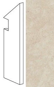 Ступень правая Marvel Cream Prestige Battiscopa Sag. Dx ATEP 7.2x30