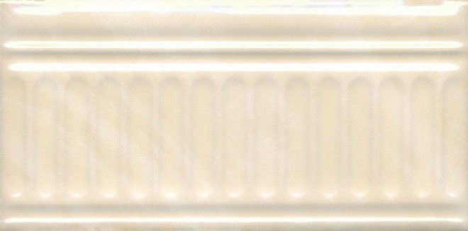 Бордюр Kerama Marazzi 19017\3F Летний сад беж структурированный 9,9x20