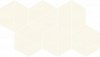 Декор ColiseumGres Progetto 3D White Trapezium 18x31,4