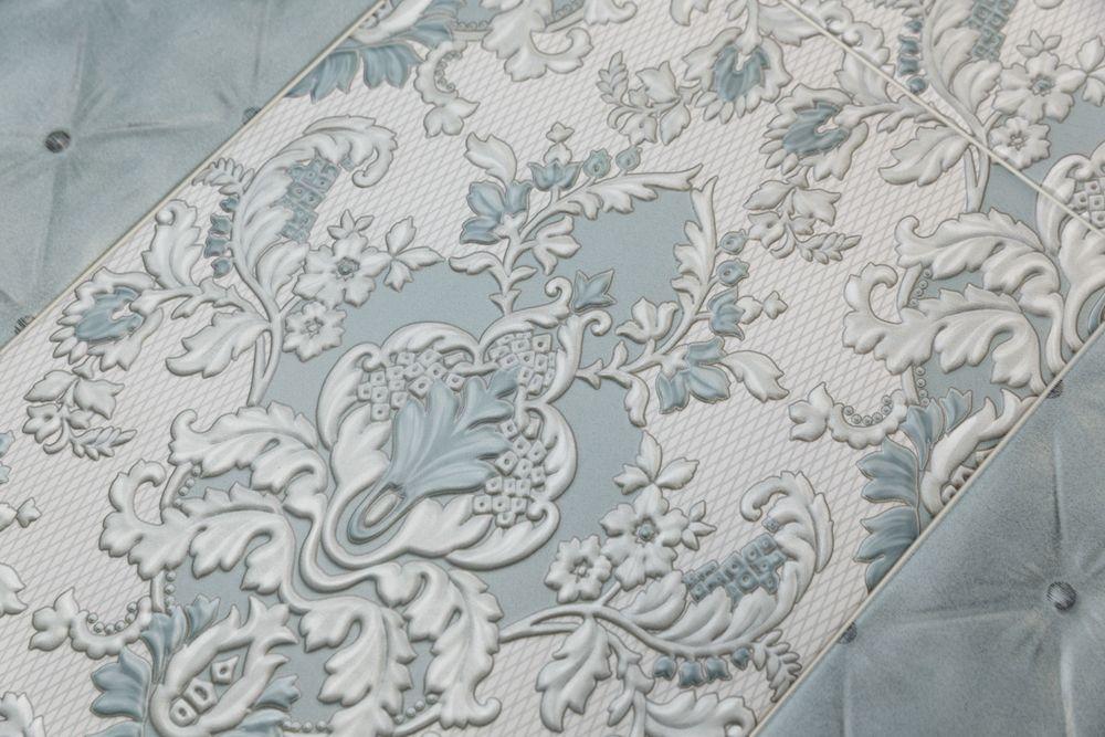 Керамическая плитка Kerama Marazzi Браганса структура голубой матовый 25x40 6408