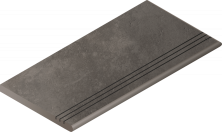 Ступень закругленная угловая правая Italon Millennium X2 Black 30x60