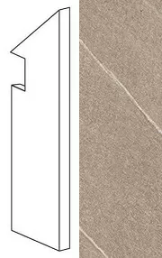 Плинтус Marvel Desert Beige Battiscopa Sag. Dx ATHQ 7.2x30