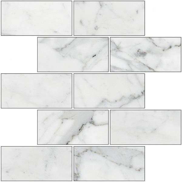 Мозаика Marble Trend Carrara 30.7x30.7 K-1000/MR/m13/307x307x10