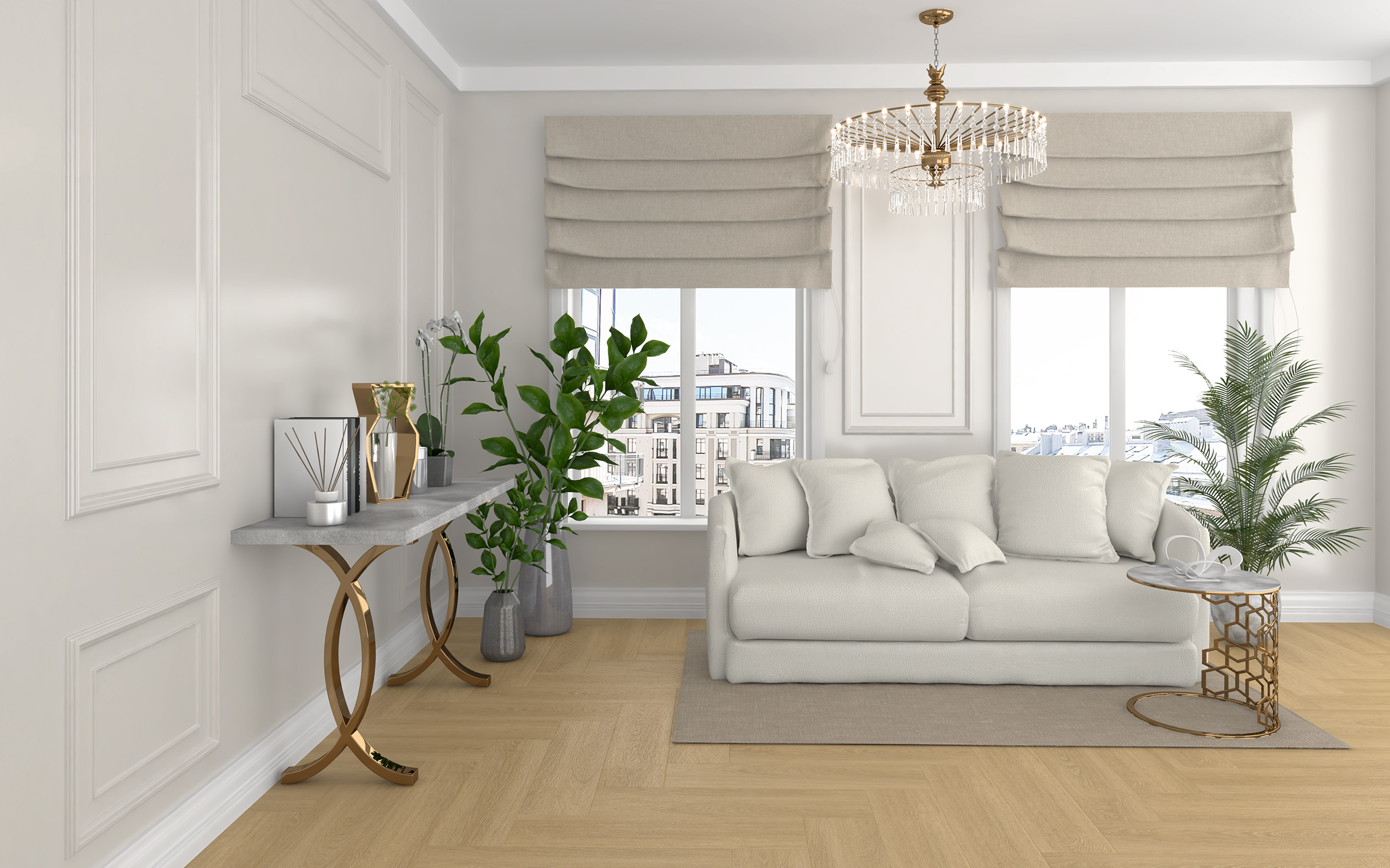 Керамогранит (SG705990R) Laparet Madera коричневый 20x80 матовый