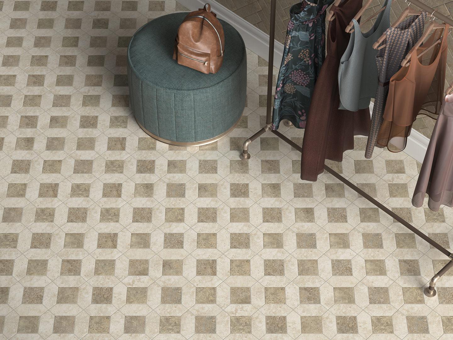 Керамическая плитка Kerama Marazzi 26314 Брюссель микс матовая 6x28,5
