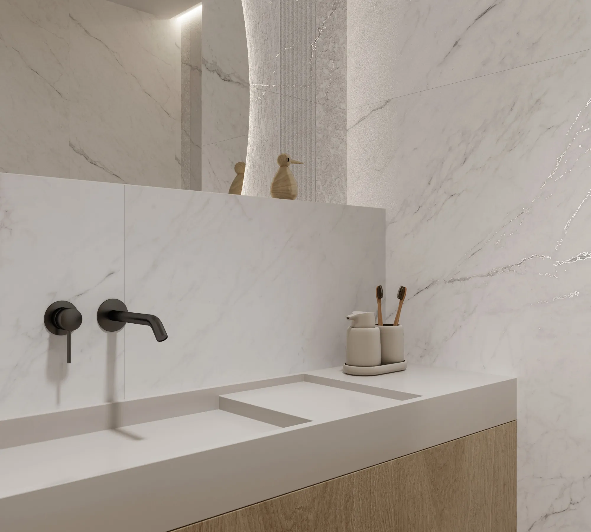 Декор Креанза CZ-GL07-D Montesa White Decor Matt Glossy Ink Punch 80x160 белый