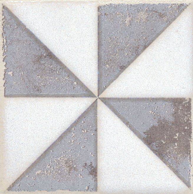 Вставка Kerama Marazzi Амальфи орнамент коричневый 9.8x9.8 STG\A407\1266H