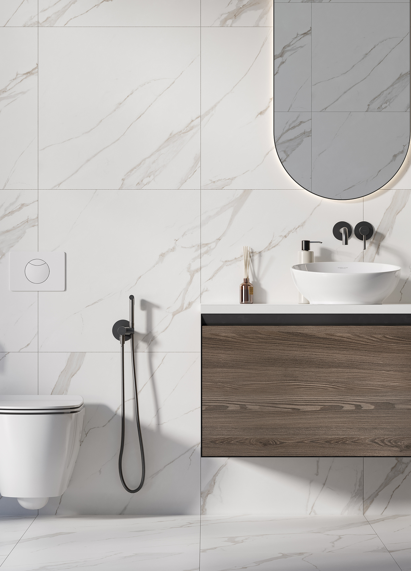 Керамогранит Керранова Butik White K-2020/LR/600x600x10 белый