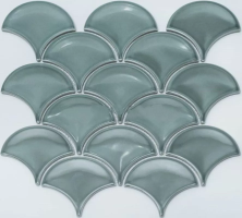 Мозаика NSmosaic PS7300-44 бирюзовый 25.9x27.3