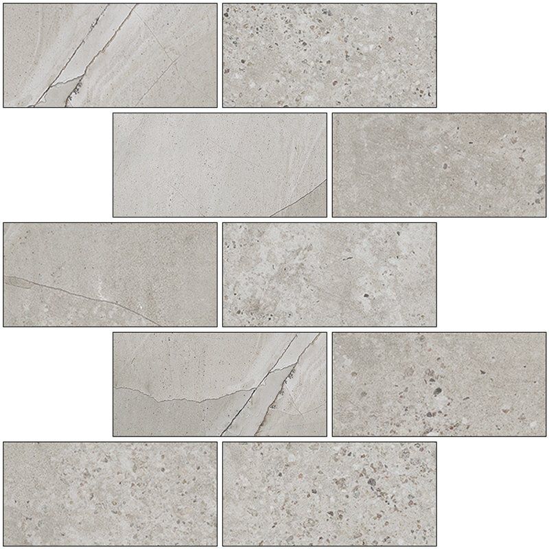 Плитка мозаика Marble Trend Limestone 30.7x30.7 см из керамогранита