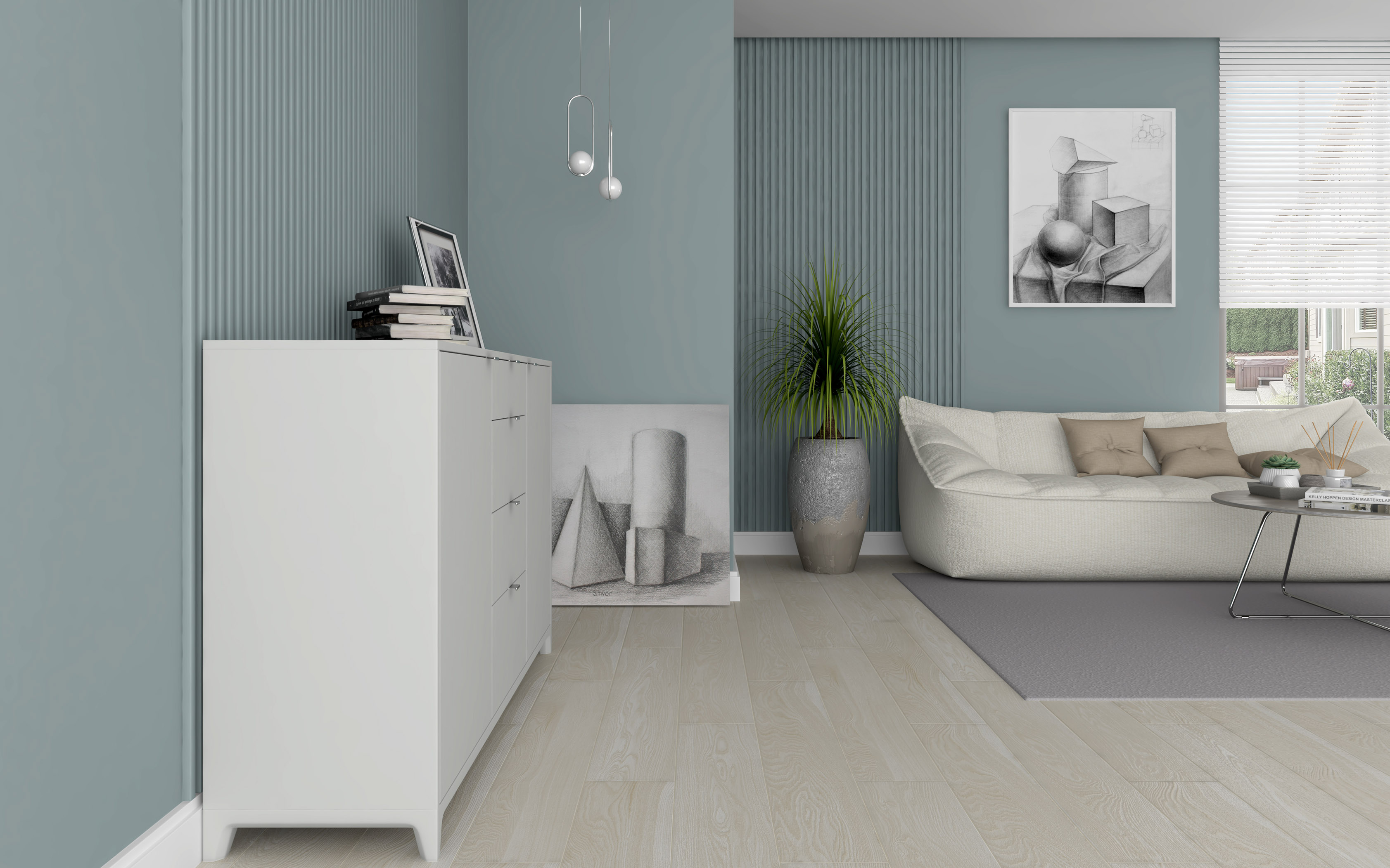 Керамогранит (K-1623/MR) Laparet Soho светло-бежевый 20x120 матовый