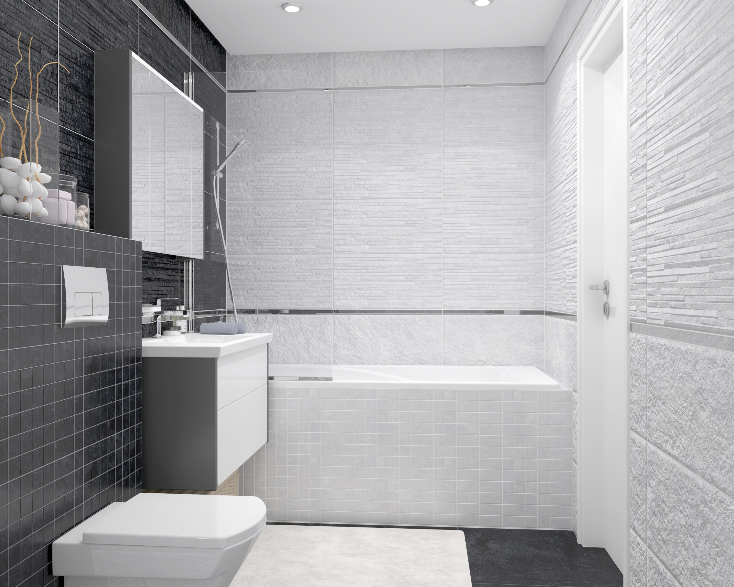 Декор Laparet Hard белый 30x60 матовый