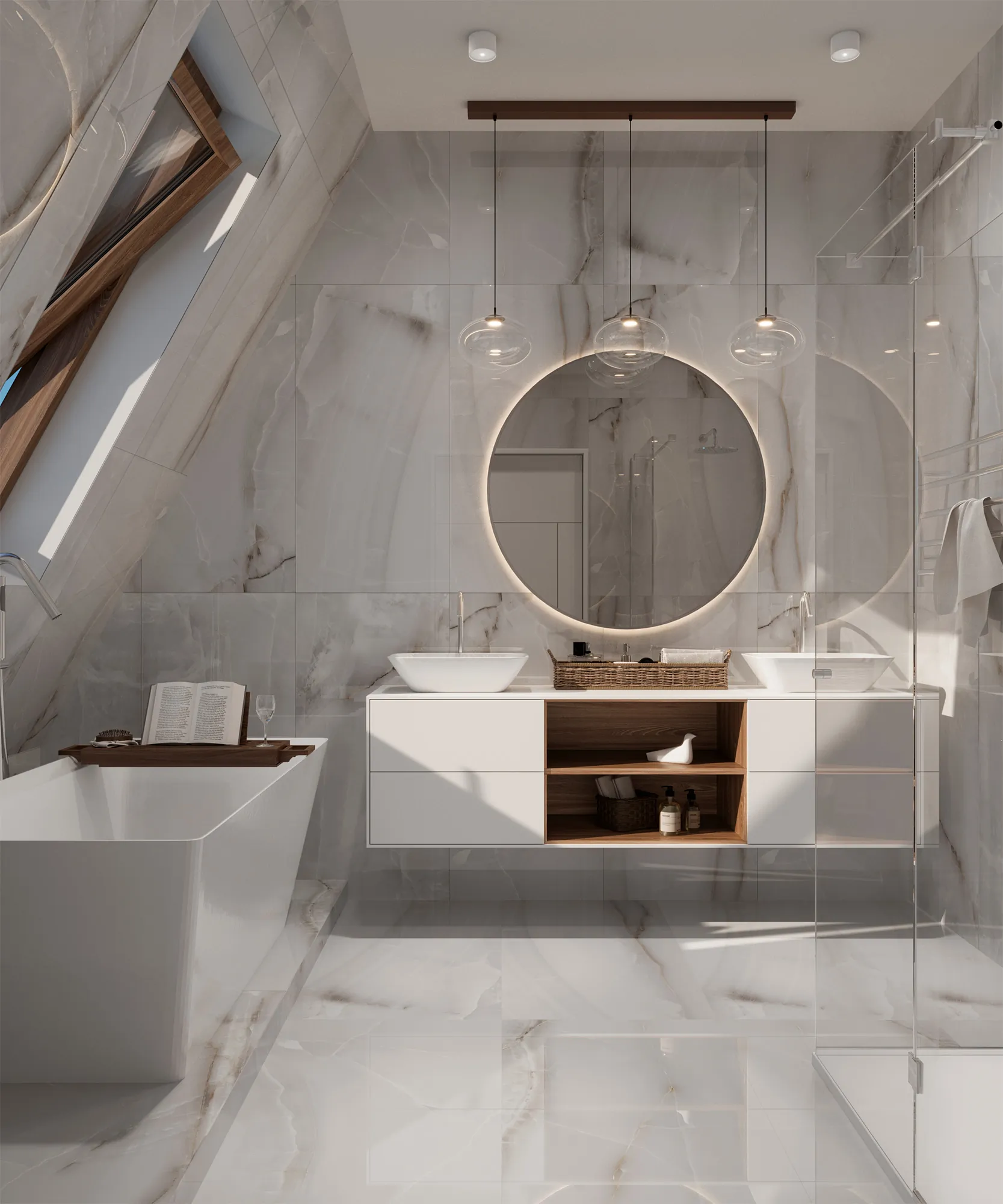 Керамогранит Аркадия Керамика FP1025-A Onyx Line Grey Full Polished 60x120 серый