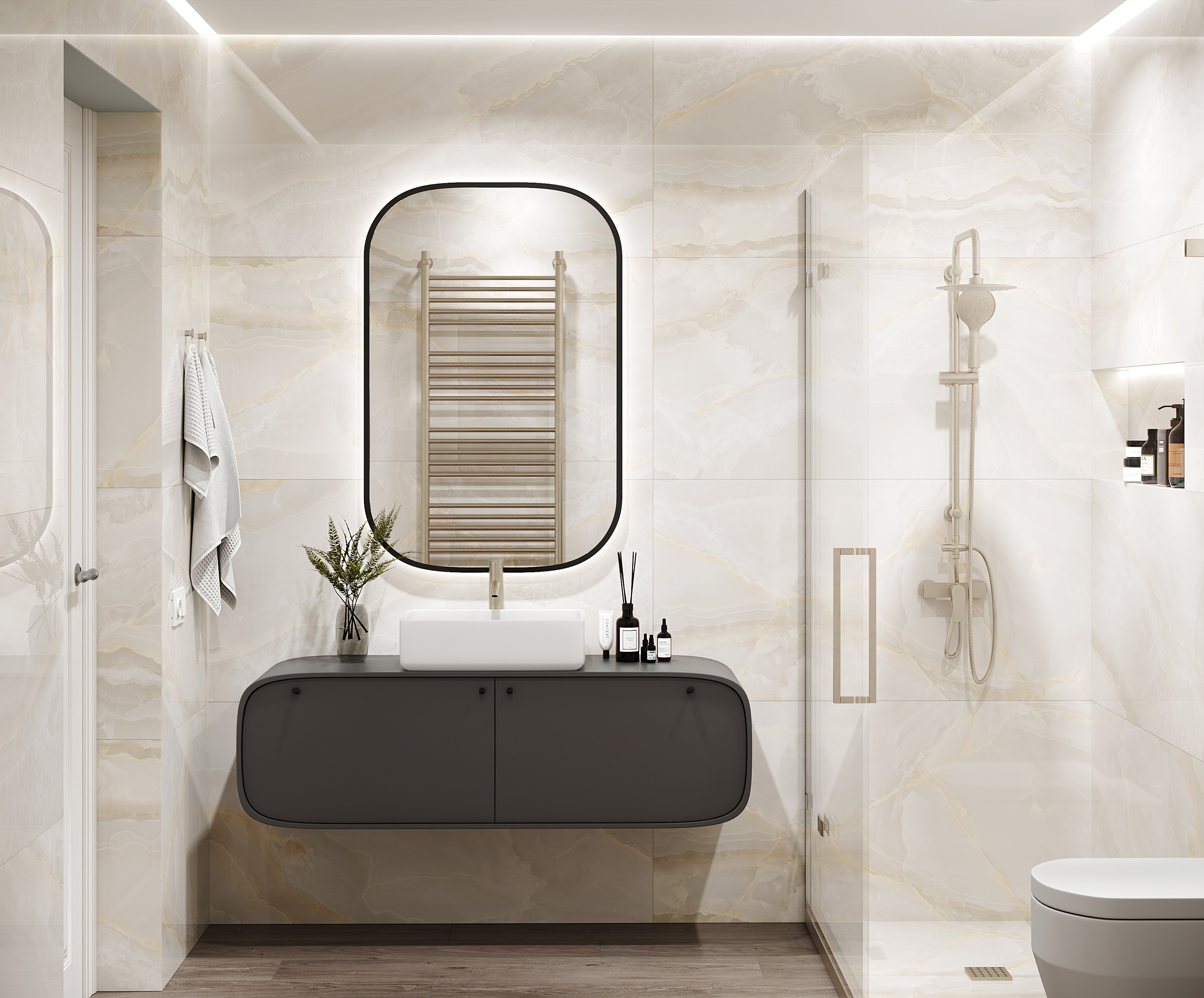 Керамогранит Laparet Stubay Onyx Crema 60x60 полированный