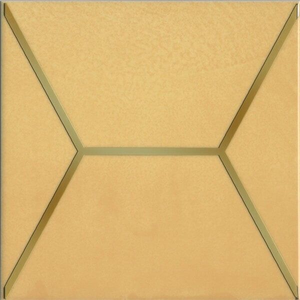 Декор Kerama Marazzi OP\B181\17064 Витраж желтый 15x15
