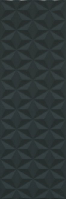 Керамическая плитка Kerama Marazzi 12121R Диагональ черный структура обрезной 25x75