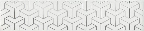 Бордюр Kerama Marazzi AD\A569\6397 Ломбардиа белый 5,4x25