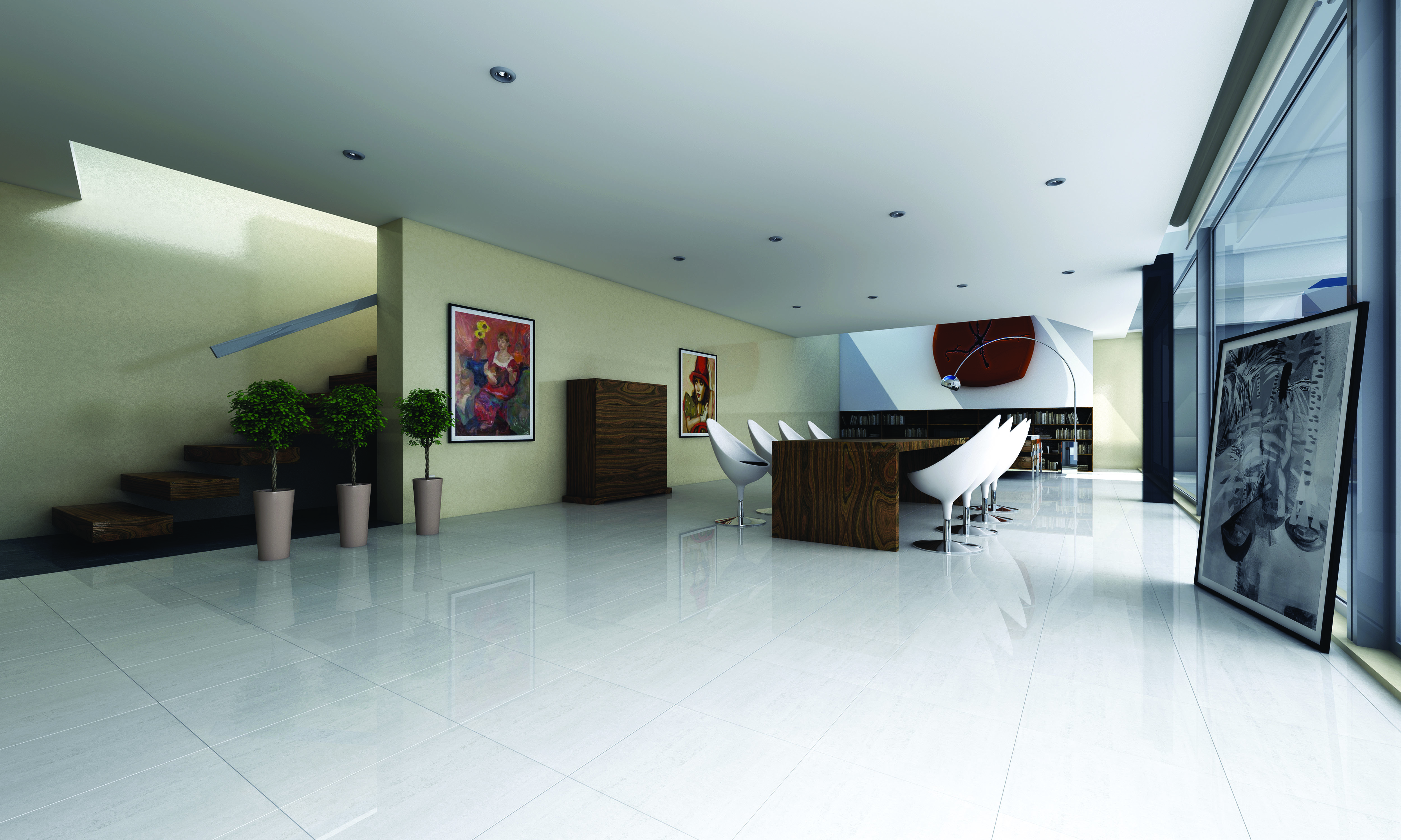 Керамогранит Grasaro Travertino Black 60x60 G-440/PR/600x600x10