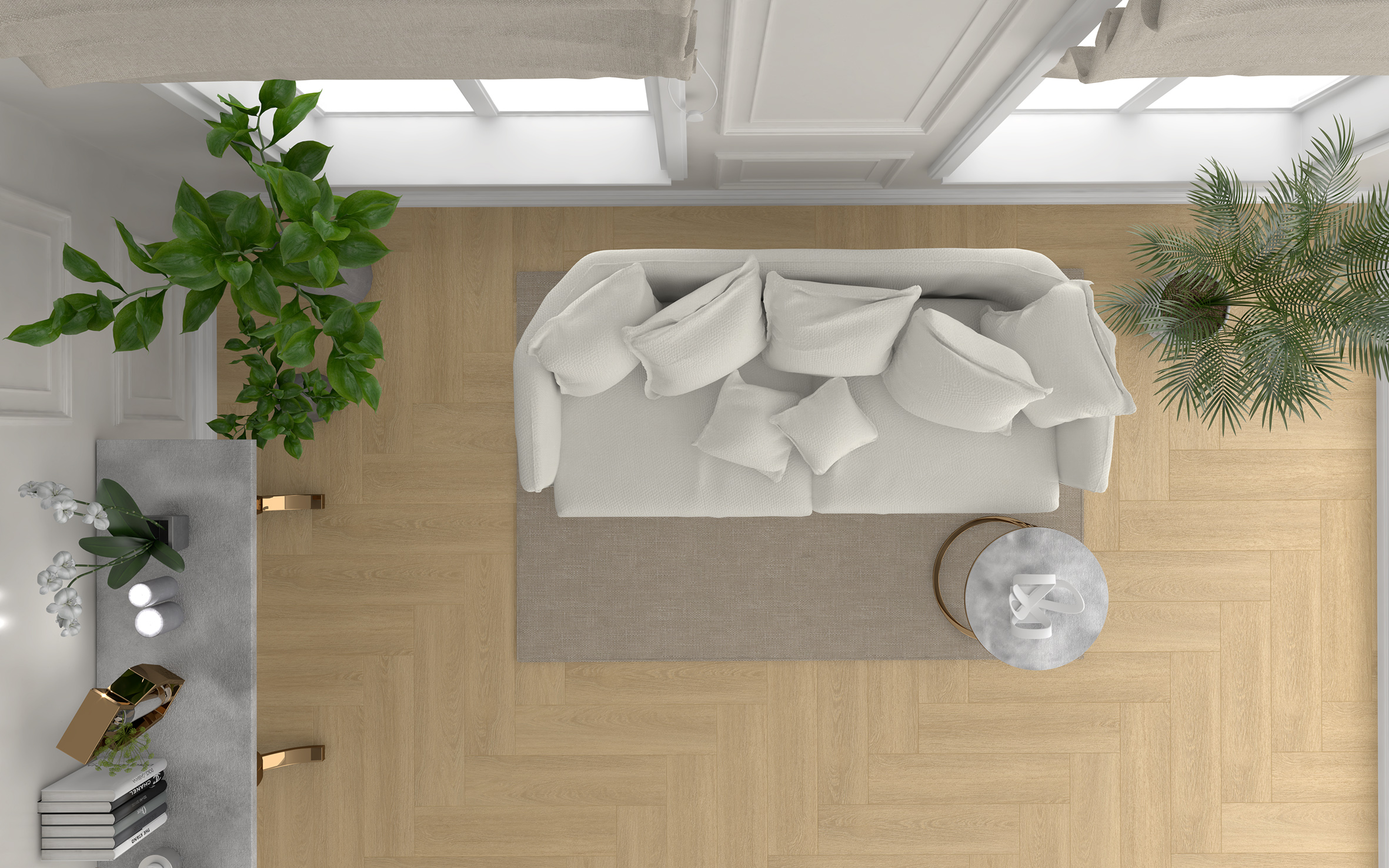 Керамогранит (SG705990R) Laparet Madera коричневый 20x80 матовый