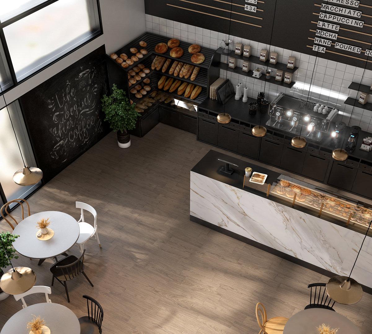 Керамогранит SG320700R Дистинто коричневый обрезной 15х60