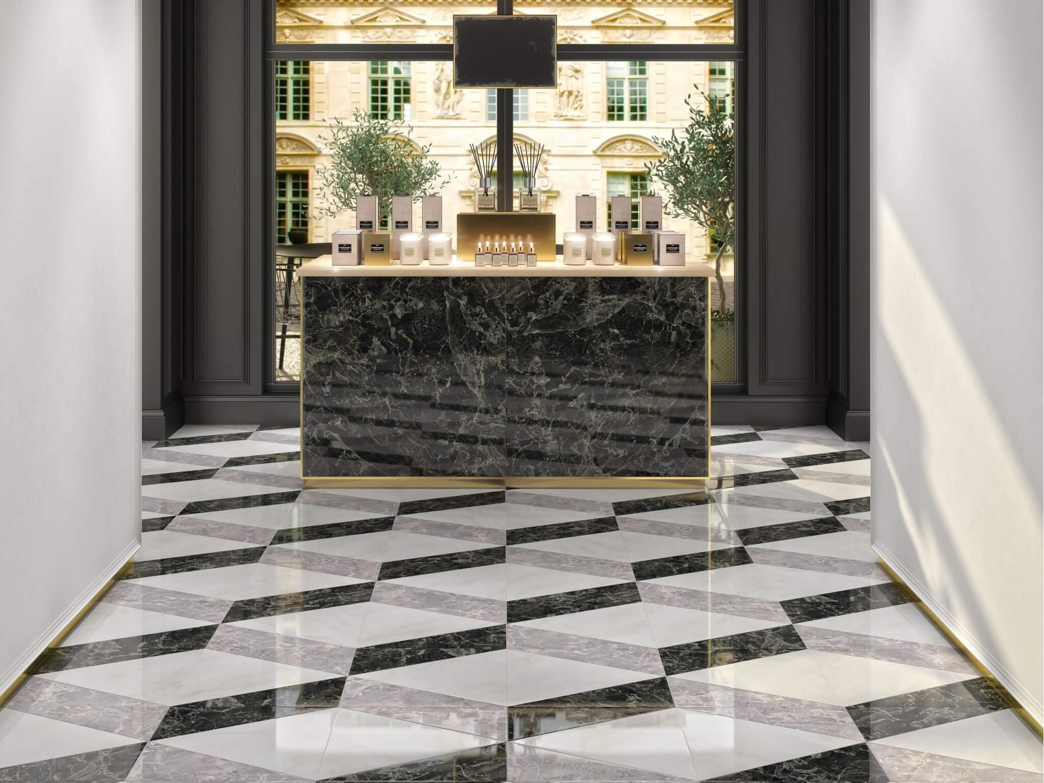 Декор Kerama Marazzi ID105 Парнас наборный 40x40