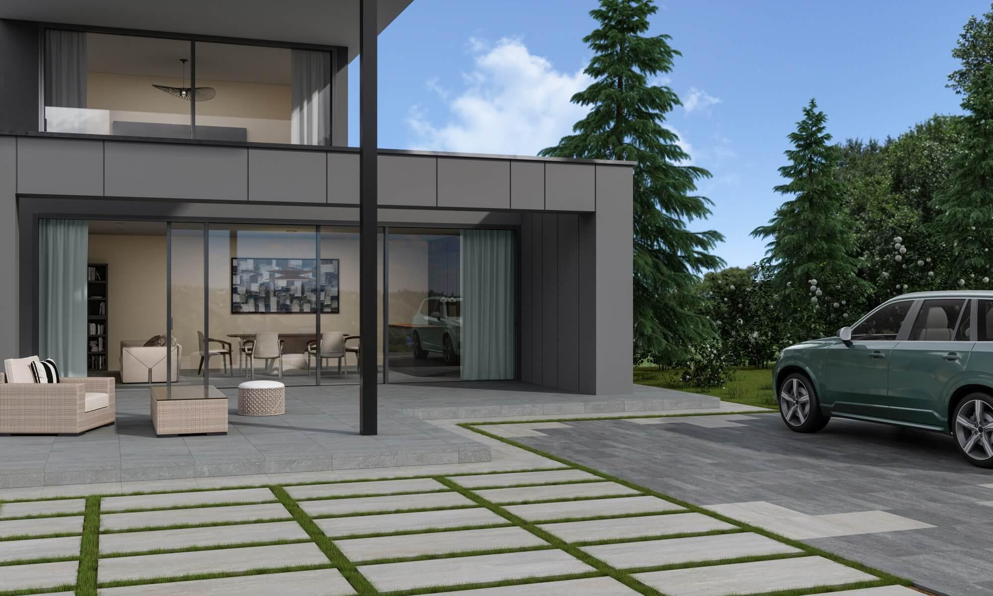 Мозаика Керама Марацци SBM014\DD204020 Про Нордик серый темный мозаичный 30х30